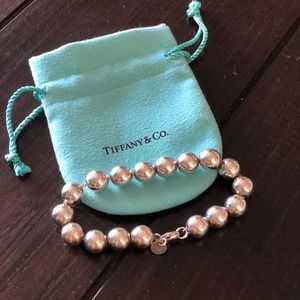 Tiffany HardWear Ball sterling silver bracelet.